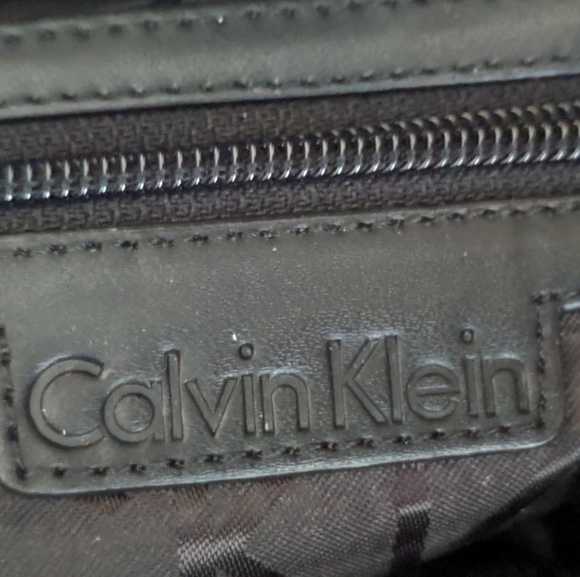 Calvin Klein Brown Signature Monogram Large Tote - Picture 7 of 9